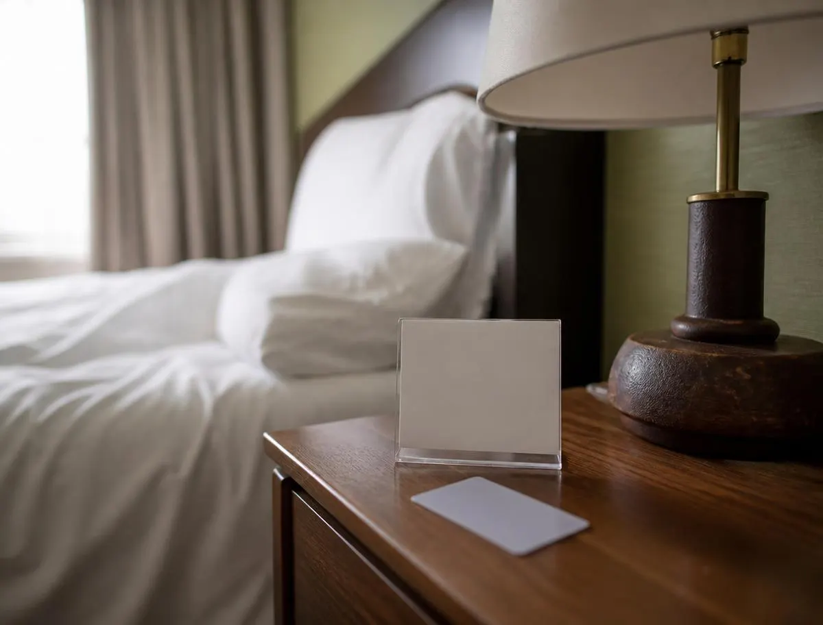 QR code in hotelkamer