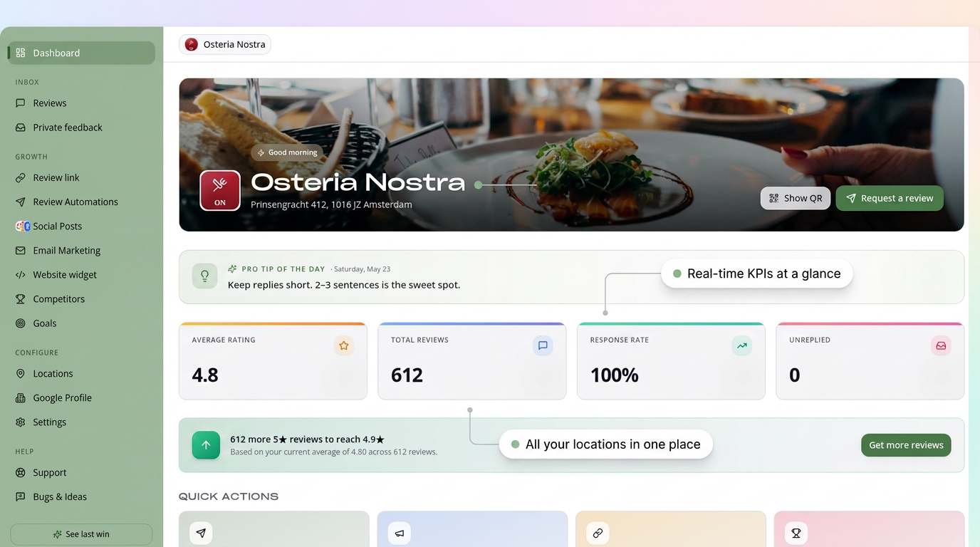 The local SEO tool built for small businesses.