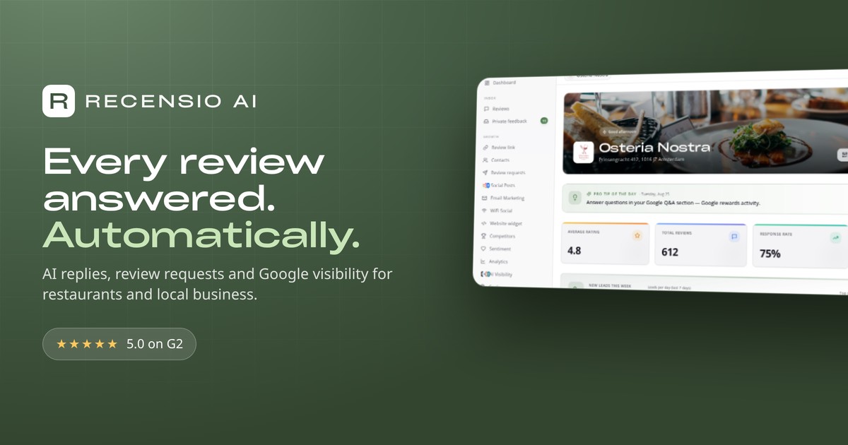 RecensioAI preview